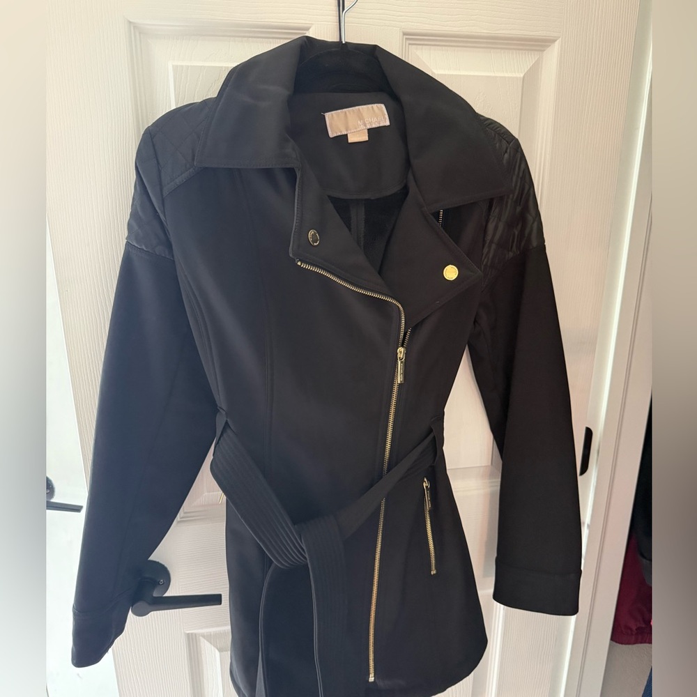 Michael Kors Elegant Black Coat